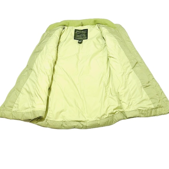 Eddie Bauer Goose Down Vest, Size M Tall, Light Apple Green - Picture 3 of 9